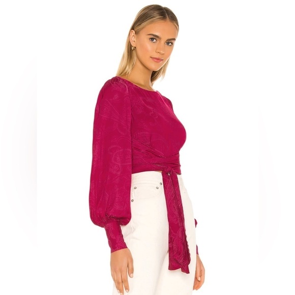 Tularosa Divinity Top in Fuchsia - Picture 10 of 10